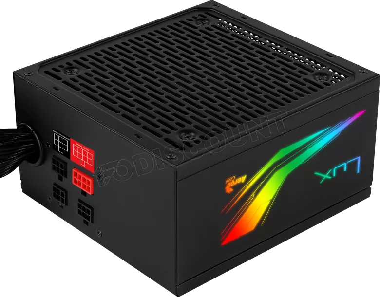 Fonte de Alimentação Lux RGB 550M 80PLUS Bronze Semi Modular - AEROCOOL