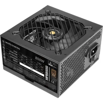 Fonte de alimentação Mars Gaming MPB850SI/ 850 W/ Ventoinha de 12 cm/ 80 Plus Bronze