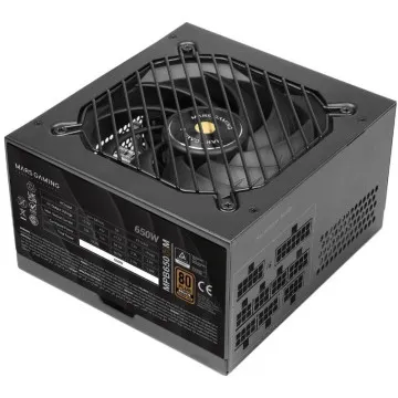 Fonte de alimentação Mars Gaming MPB650SIM/ 650 W/ Ventoinha de 12 cm/ Bronze 80 Plus