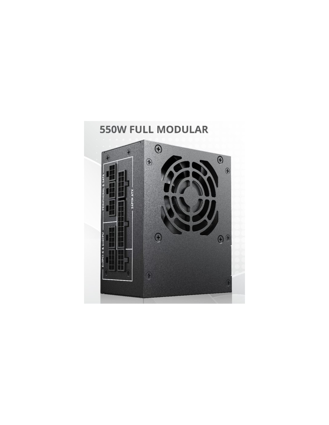 Fonte de Alimentação OEM SFX 550W, 80+ Gold, Modular, PCIe