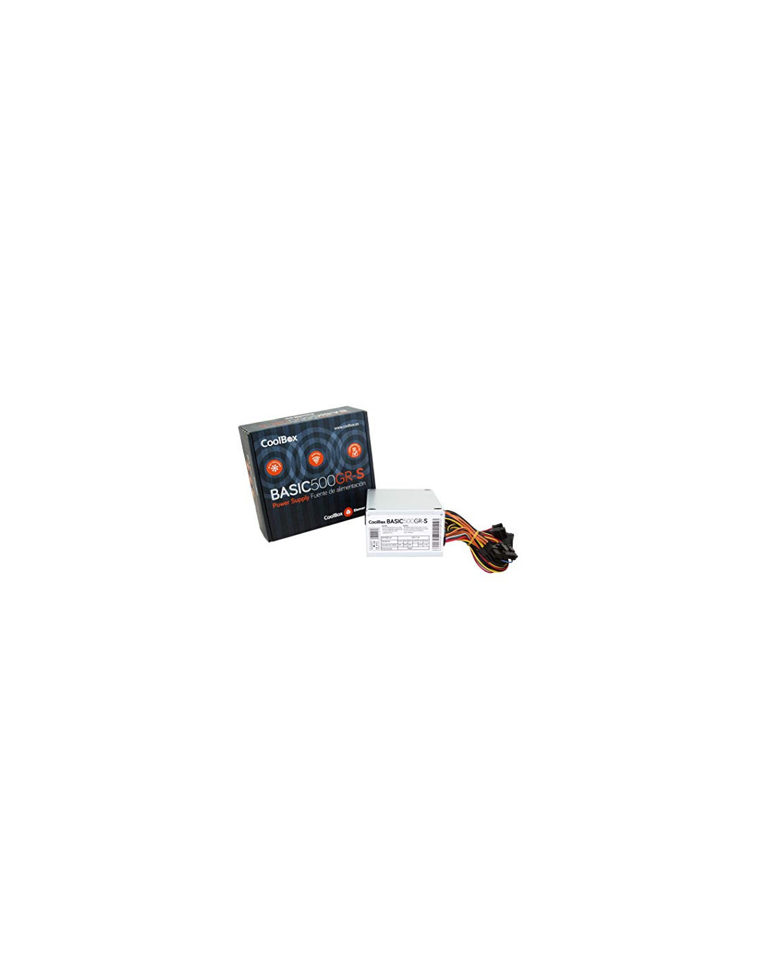 FONTE DE ALIMENTAÇÃO SFX COOLBOX BASIC 500GR-S (CE,ROHS) BULK (X1