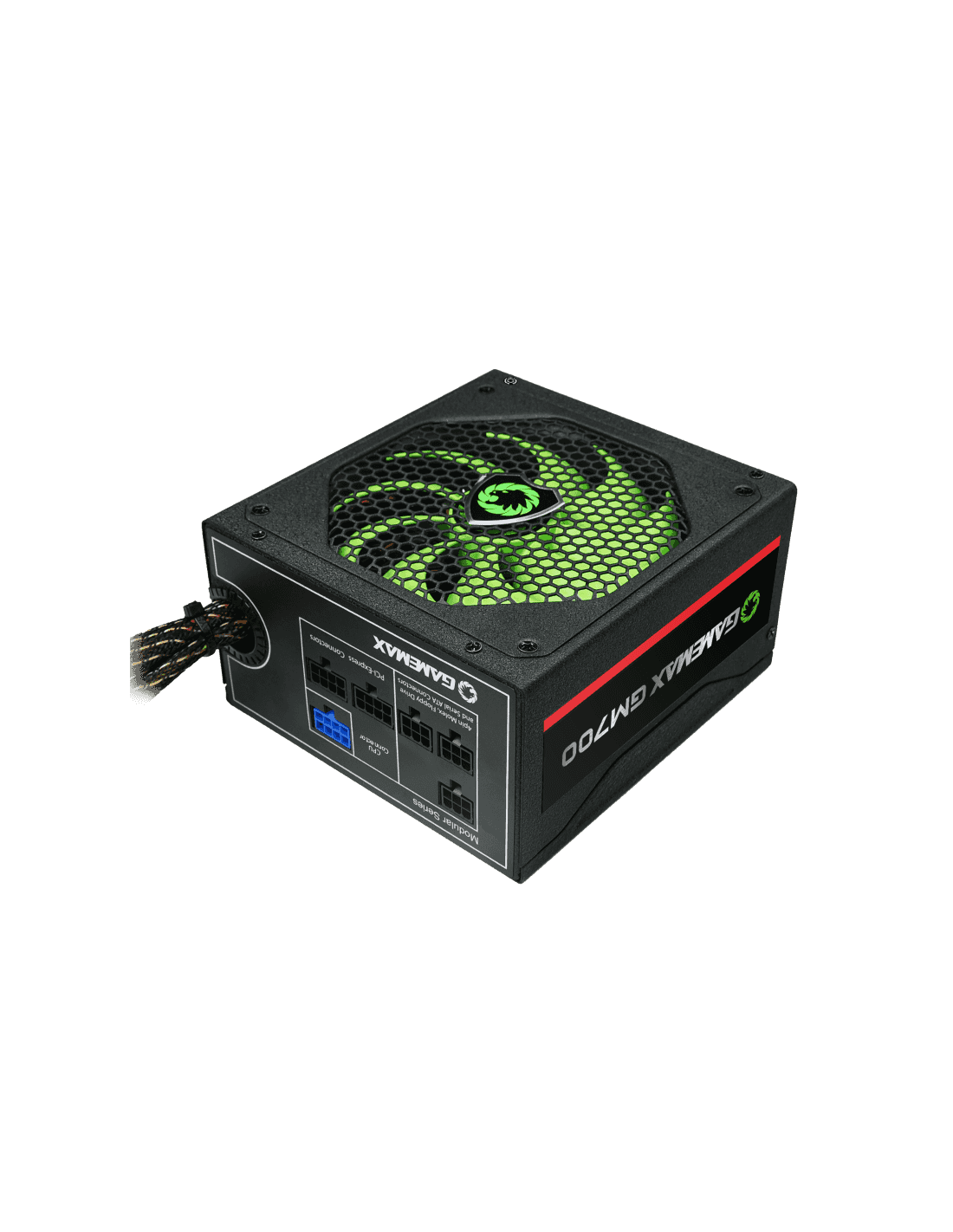 Fonte Gamemax GM-700 700W 80+ Bronze Semi Modular, PFC Ativo e Silenciosa