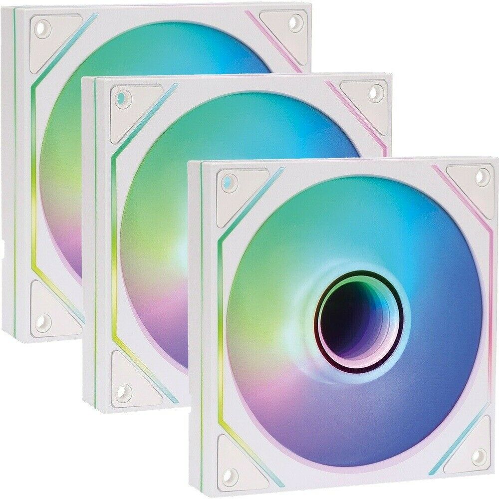 Fox Spirit Lightflow FA120R RGB - Blanc (Pack de 3)