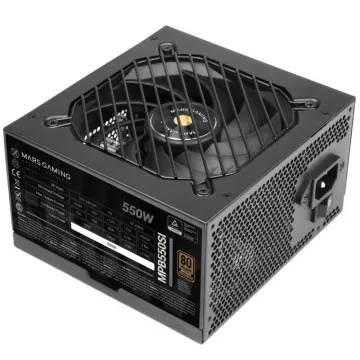 FUENTE DE ALIMENTACIÓN MARS GAMING MPB550 550W VENTILADOR 12CM 80