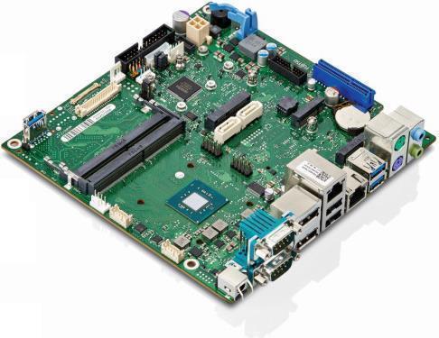 Fujitsu D3543-S3-J5005 Mini-ITX Mainboard mit Intel J5005, BGA 1090, DDR4-SDRAM bis 24 GB