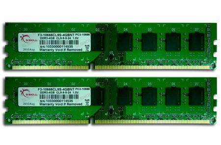 G.Skill NT Series 8 Go (2x 4Go) DDR3 1333 MHz