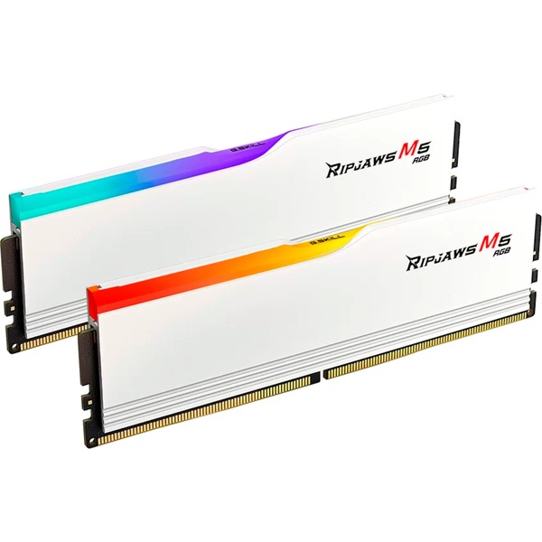 G.Skill Ripjaws M5 RGB 32 Go (2 x 16 Go) DDR5 6400 MHz CL32 - Blanc