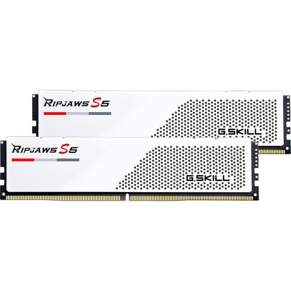 G.Skill RipJaws S5 Low Profile 32 Go (2 x 16 Go) DDR5 6000 MHz CL30 - Blanc