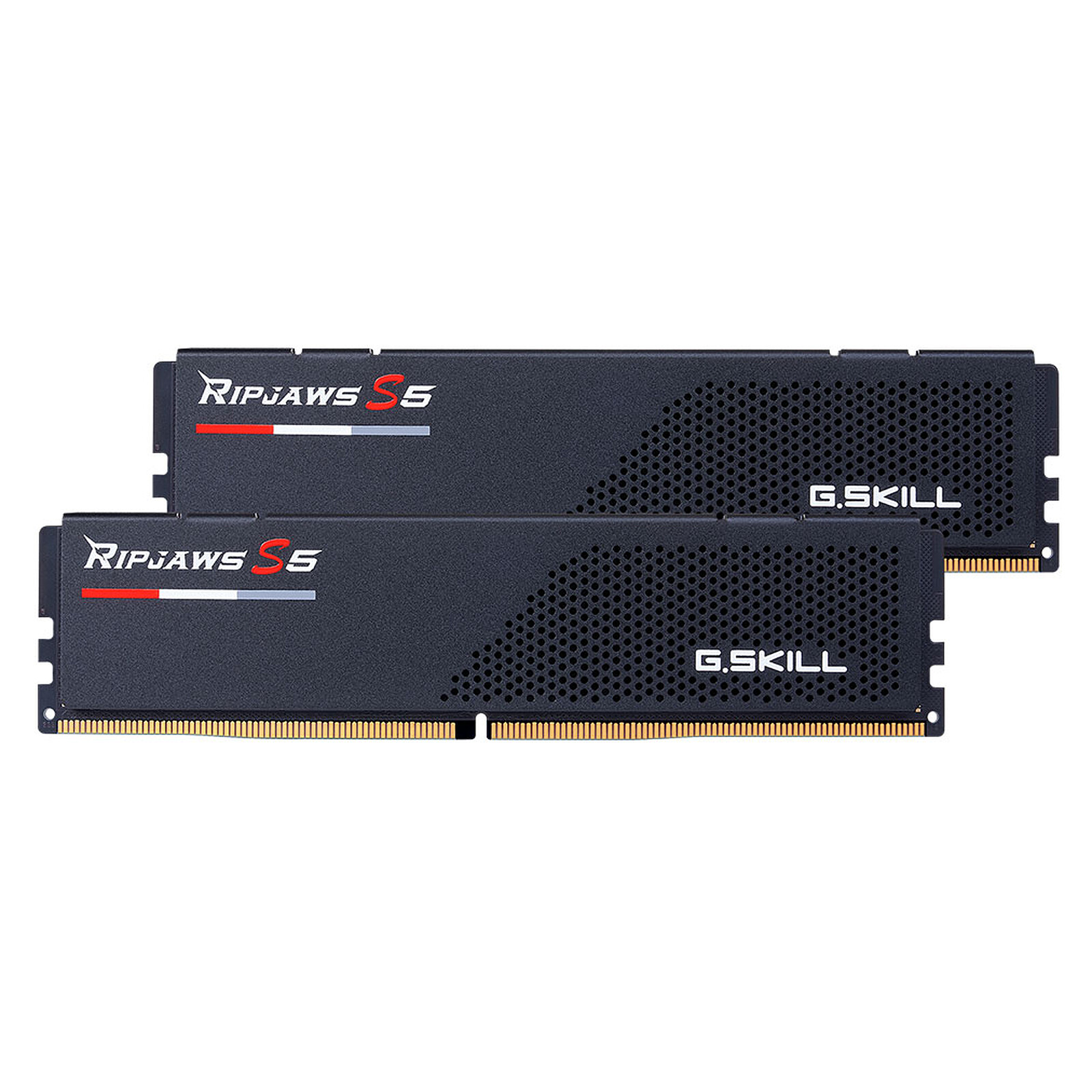 G.Skill RipJaws S5 Low Profile 48 Go (2 x 24 Go) DDR5 6000 MHz CL30 - Blanc