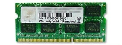 G.Skill SO DDR3 4GB PC 1600 CL11   Value   4GBSQ 1.5V