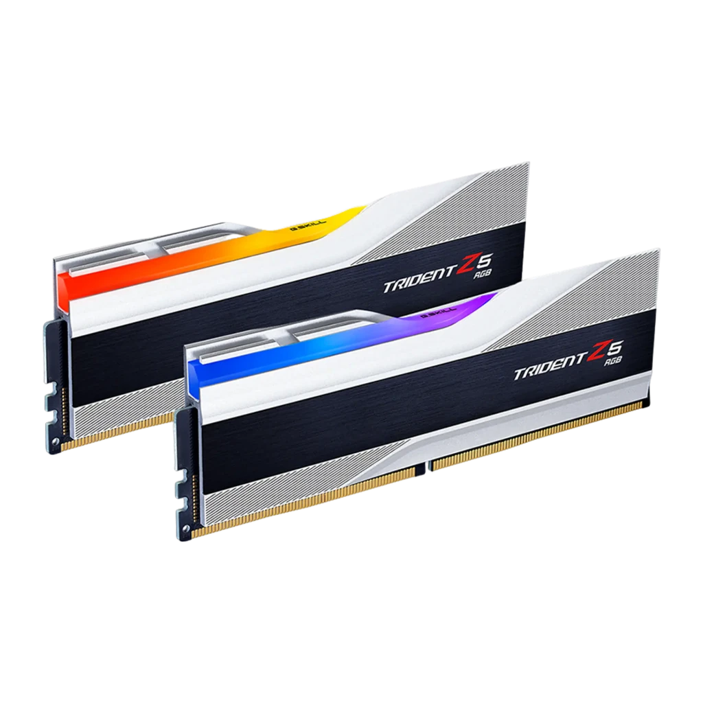 G.Skill Trident Z5 RGB 32 Go (2 x 16 Go) DDR5 6000 MHz CL36 - Blanc