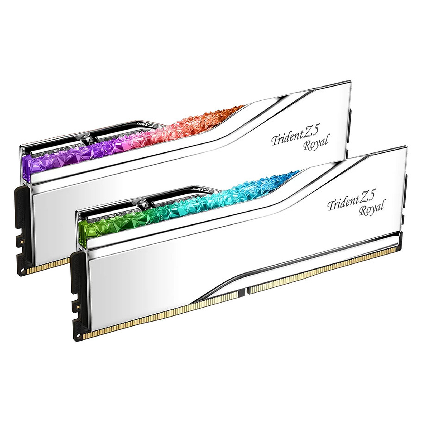 G.Skill Trident Z5 Royal 48 Go (2 x 24 Go) DDR5 8000 MHz CL38 - Argent