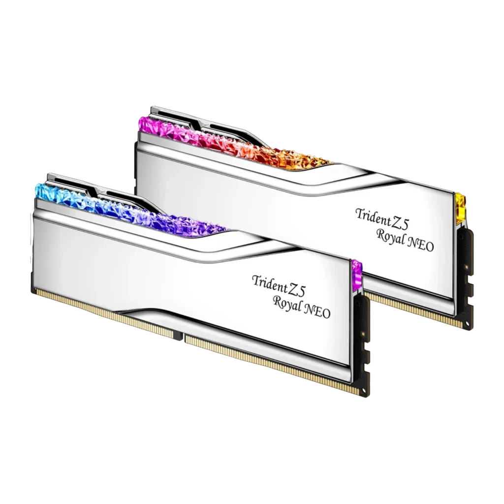 G.Skill Trident Z5 Royal Neo 2 x 32 Go (64 Go) DDR5 6000 MHz CL26 - Argent