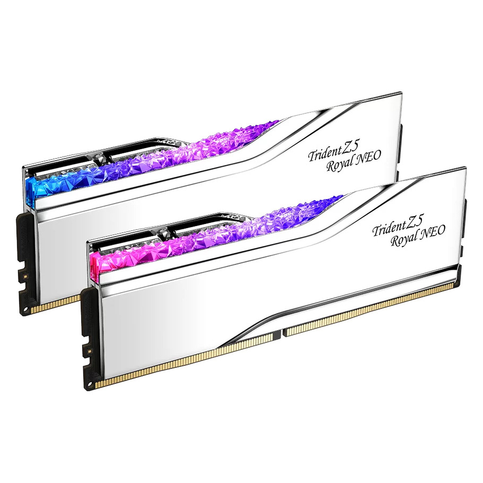 G.Skill Trident Z5 Royal Neo 48 Go (2 x 24 Go) DDR5 8000 MHz CL40 - Argent