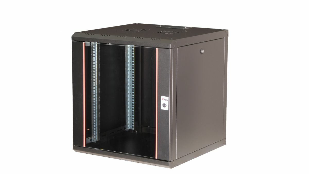 GABINETE EQUIP PRO MOUNT 19', 12U, 600X600MM, RAL9005 PRETO