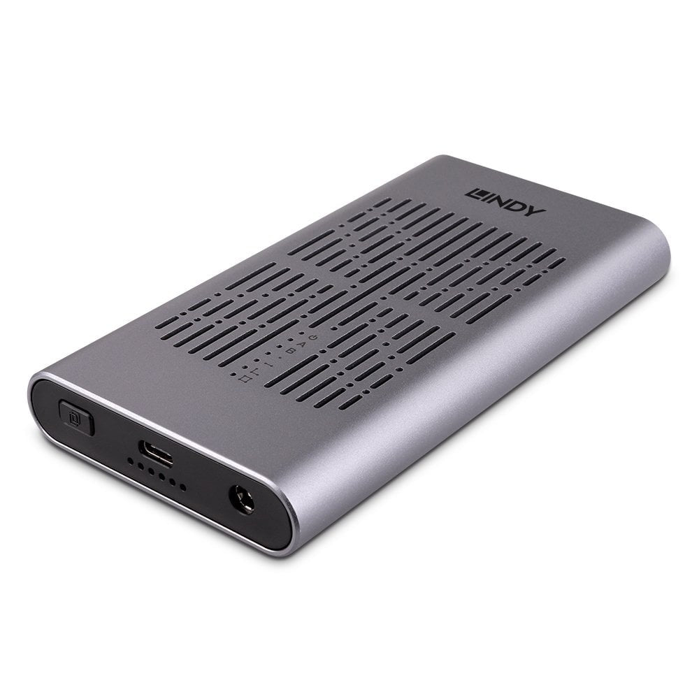 Gabinete SSD USB 3.2 Gen 2x2 Dual M.2 NVMe com recurso de clone
