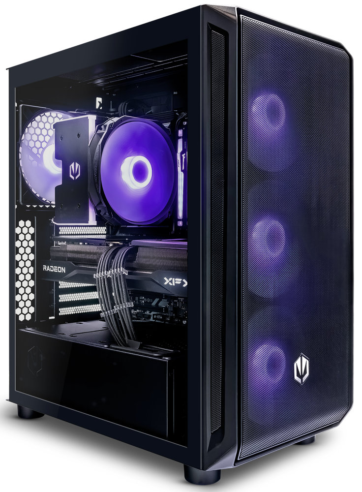 Gaming PC mit Ryzen 7 9700X mit RX 9070XT