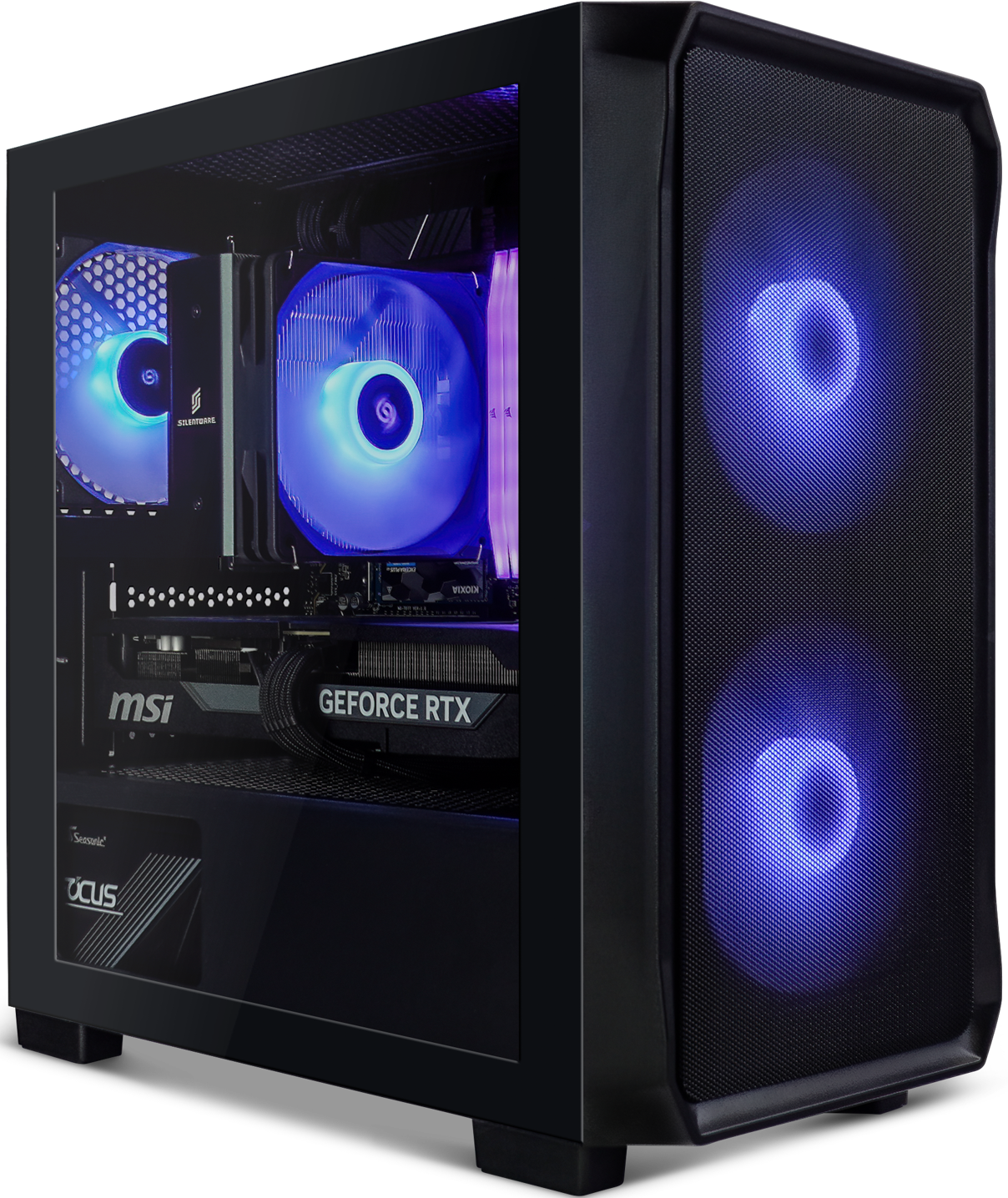 Gaming PC Ryzen 5 5500 mit RX 7600