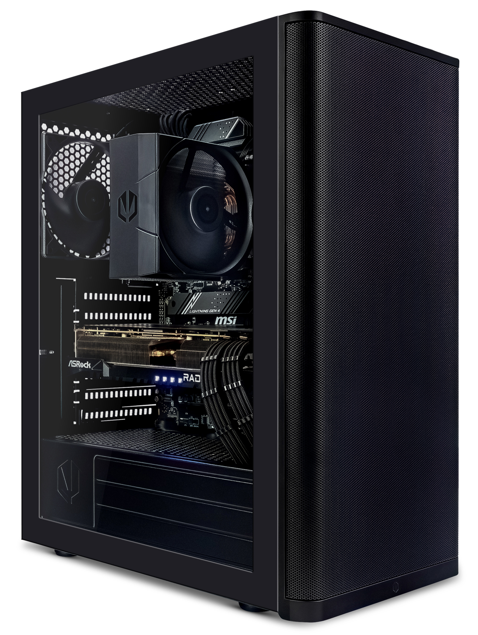 Gaming PC Ryzen 5 7500F mit RX 9060XT 8GB