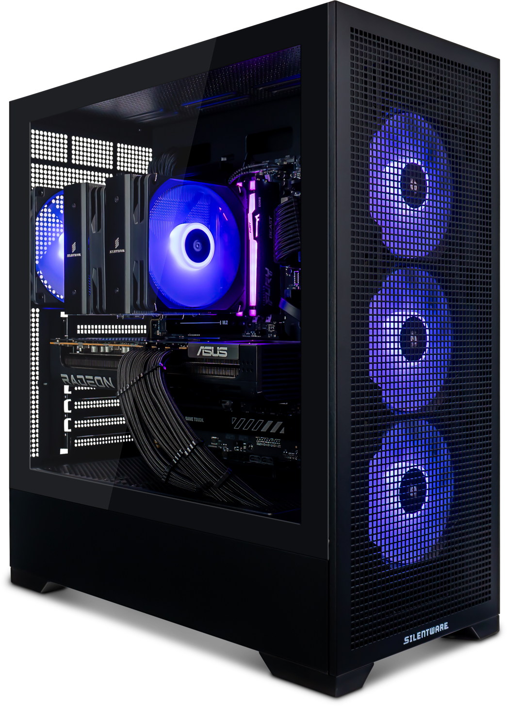 Gaming PC Ryzen 7 5800X3D mit RX 9060XT