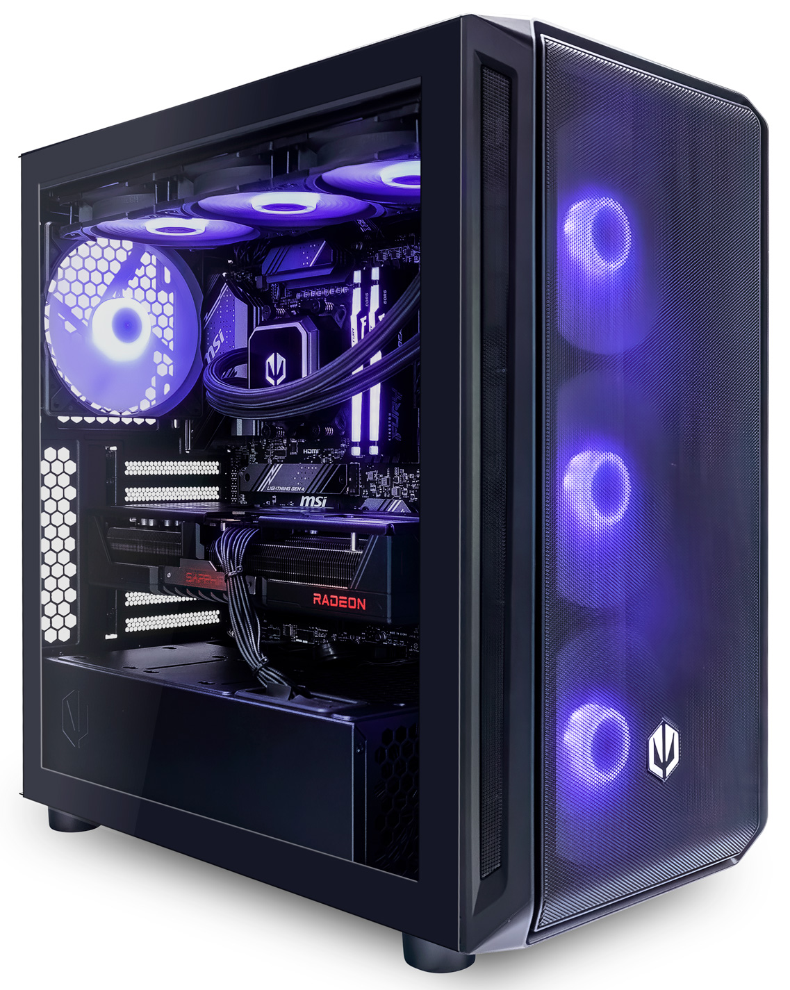 Gaming PC Ryzen 7 9800X3D mit RX 9070XT