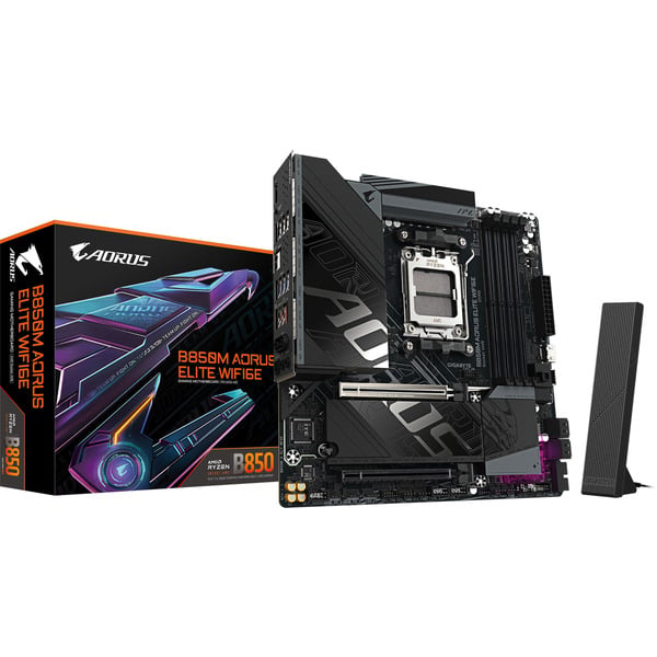 Gigabyte Aorus B850M Elite WiFi 6E AM5 mATX -emolevy