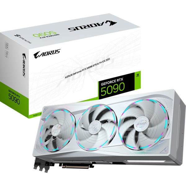 Gigabyte AORUS GeForce RTX 5090 STEALTH ICE 32G