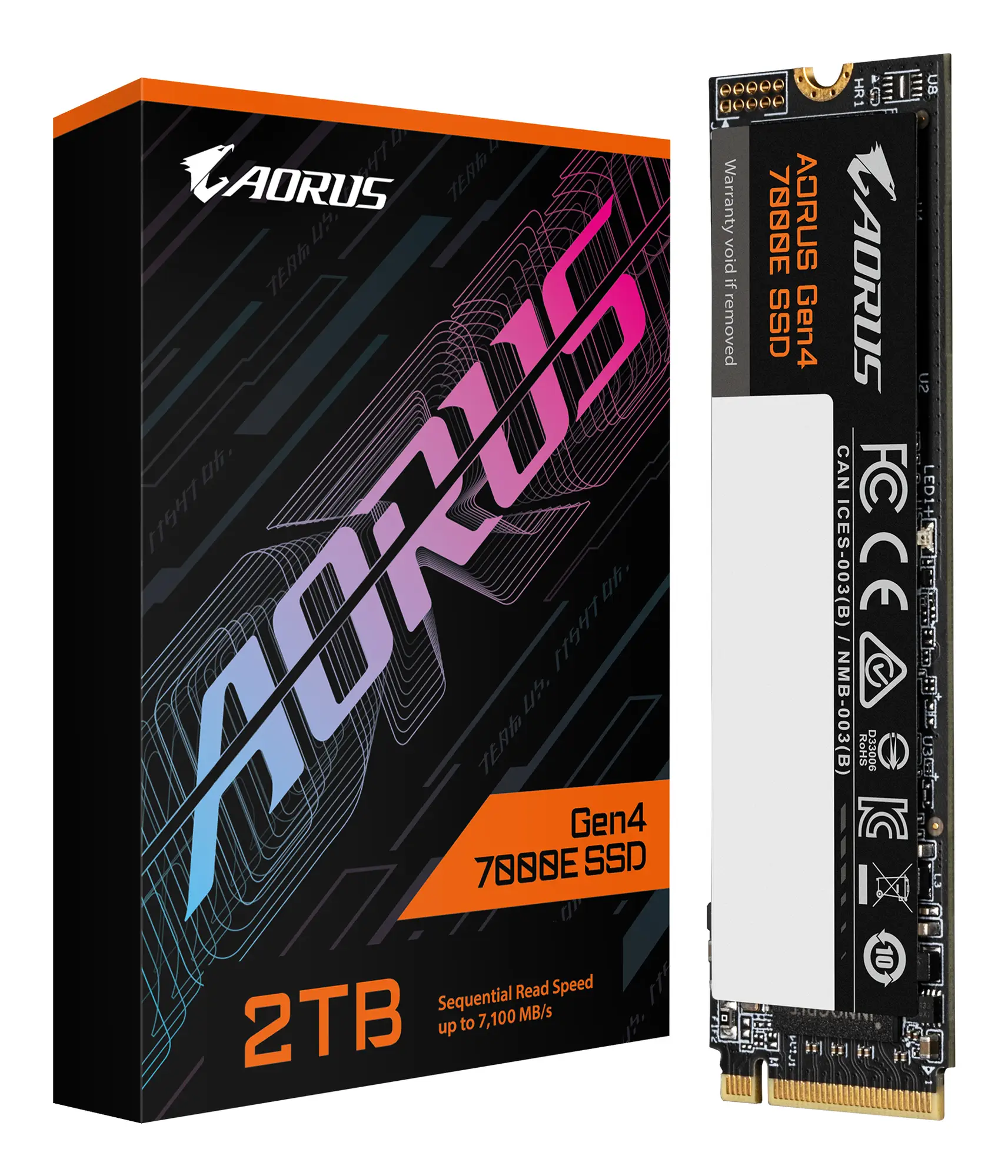 GIGABYTE AORUS Gen4 7000E SSD 2TB (NVMe PCIe 4.0 x 4)