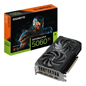Gigabyte GeForce RTX 5060 Ti WINDFORCE MAX OC 16G - Videokaart