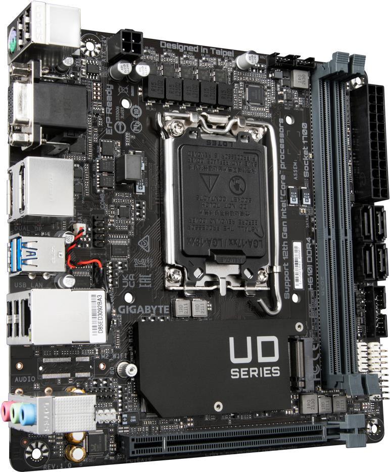 Gigabyte H610I DDR4 placa base Intel H610 Express LGA 1700 mini ITX