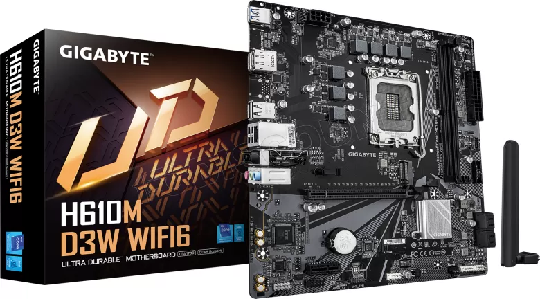 Gigabyte H610M D3W WF6 DDR5 LGA1700 mATX -emolevy