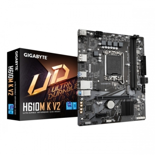 Gigabyte H610M H V2 Intel 1700 - 2x DDR5 - HDMI,DisplayPort - MicroATX
