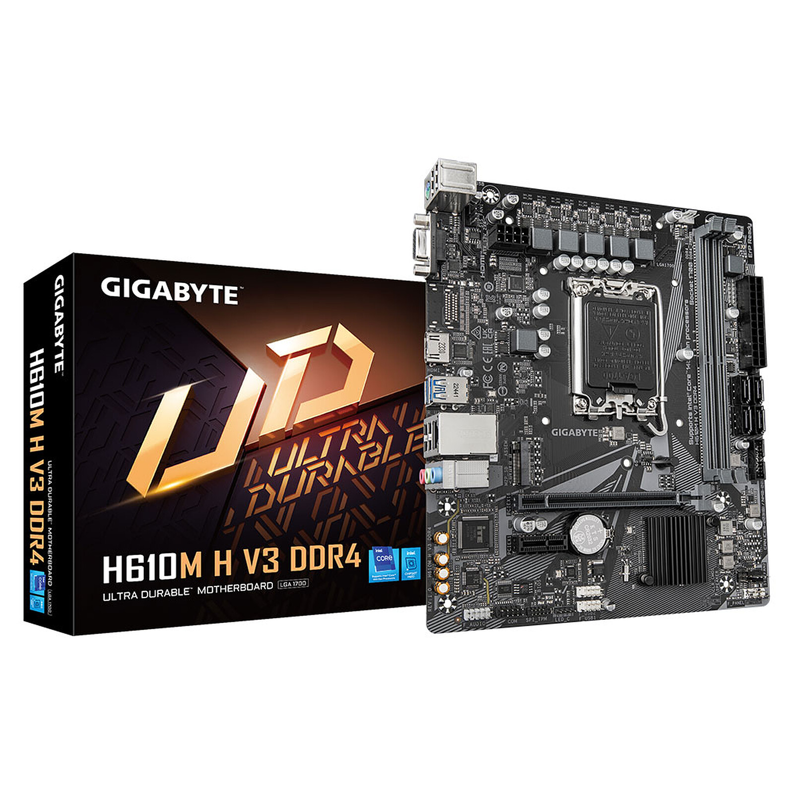MOTHERBOARD GIGABYTE H610M H V3 1700 MATX 2XDDR4