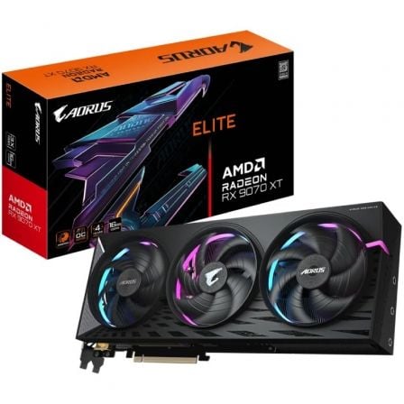 GIGABYTE Radeon RX 9070 XT AORUS Elite - 16GB GDDR6 RAM - Grafikkarte