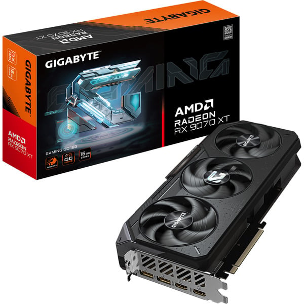 GIGABYTE Radeon RX 9070 XT GAMING OC - 16GB GDDR6 RAM - Grafikkarte *DEMO*