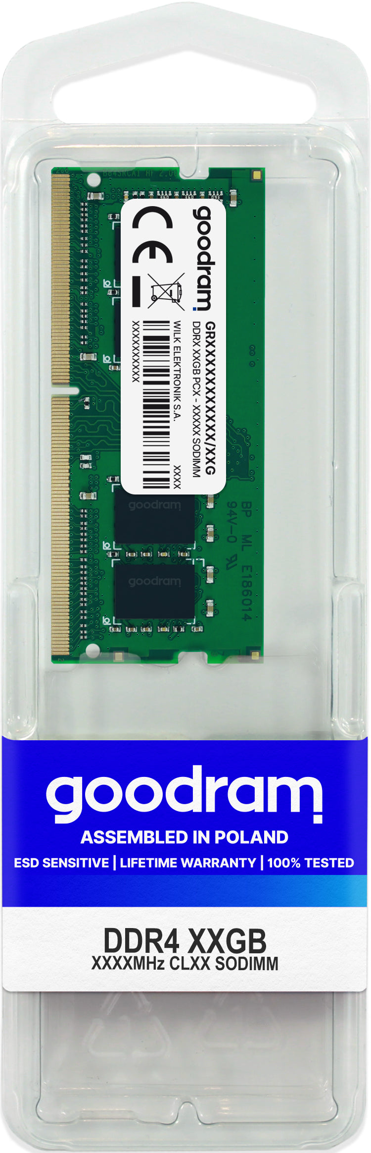 Goodram GR3200S464L22S/8G módulo de memória 8 GB 1 x 8 GB DDR4 32