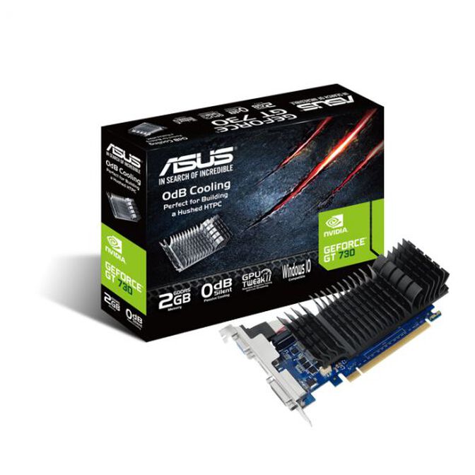 Gráfica Asus GeForce® GT 730 Silent SL 2GB GDDR5