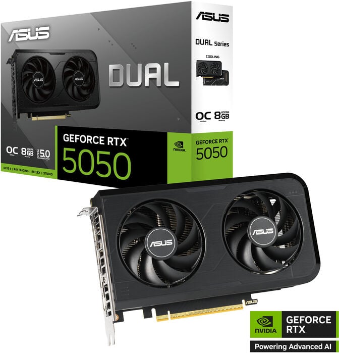 Gráfica Asus GeForce® RTX 5050 Prime OC 8GB GDDR6 DLSS4