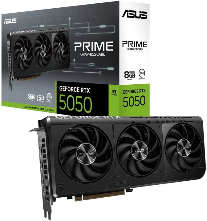 Gráfica Asus GeForce® RTX 5050 Prime 8GB GDDR6 DLSS4