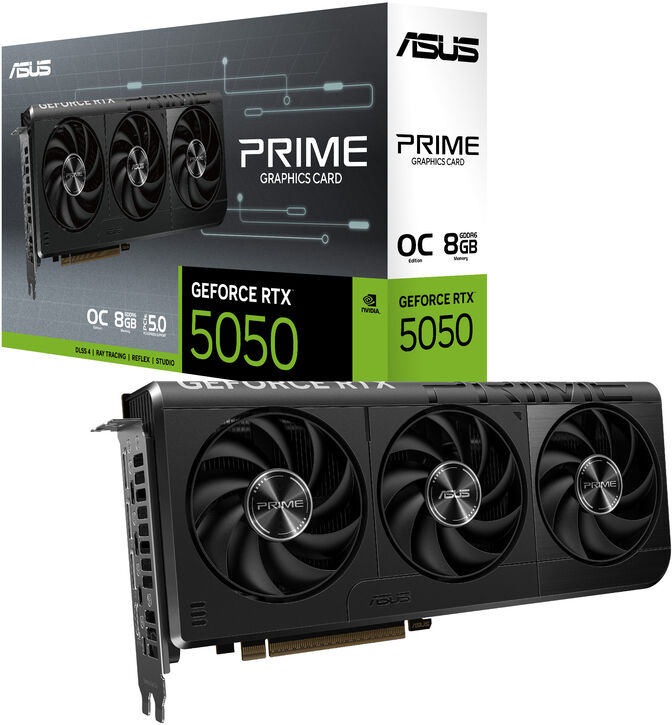 Gráfica Asus GeForce® RTX 5050 Prime OC 8GB GDDR6 DLSS4