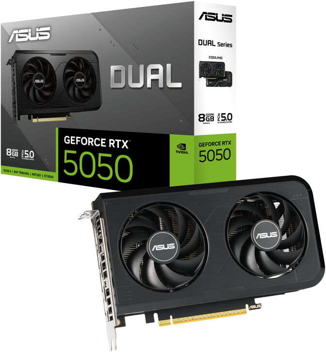 Gráfica Asus GeForce® RTX 5050 Dual 8GB GDDR6 DLSS4
