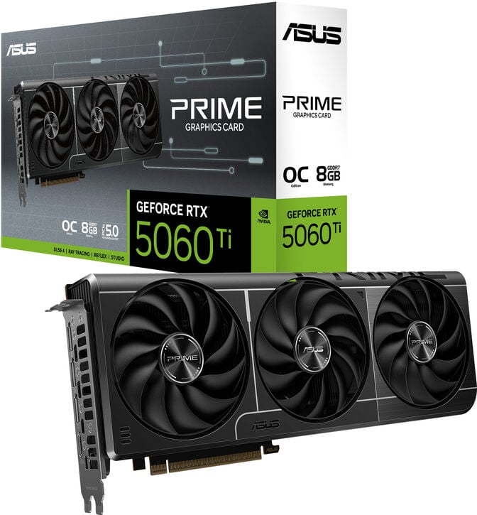 Gráfica Asus GeForce® RTX 5060 Ti Prime OC 8GB GDDR7 DLSS4