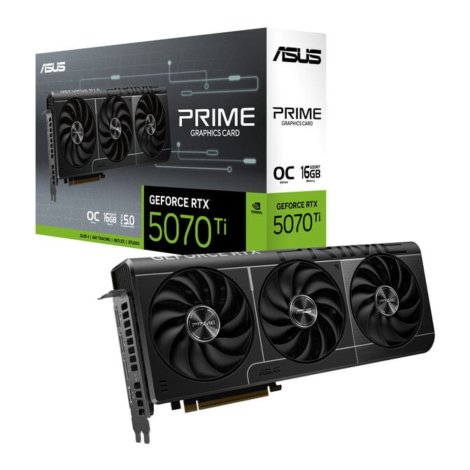 Gráfica Asus GeForce® RTX 5070 Ti Prime OC 16GB GDDR7 DLSS4