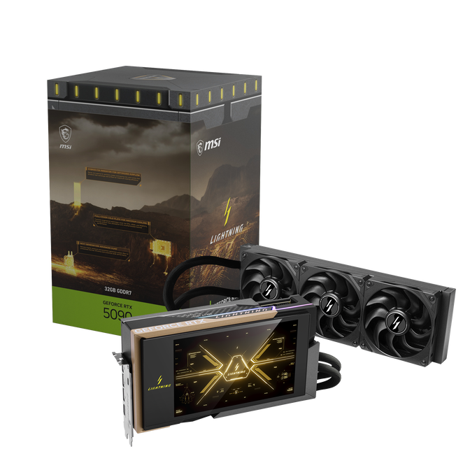 Gráfica MSI GeForce® RTX 5090 LIGHTNING Z 32GB GDDR7 DLSS4