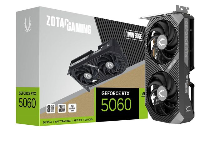 Gráfica ZOTAC GeForce® RTX 5060 Twin Edge 8GB GDDR7 DLSS4