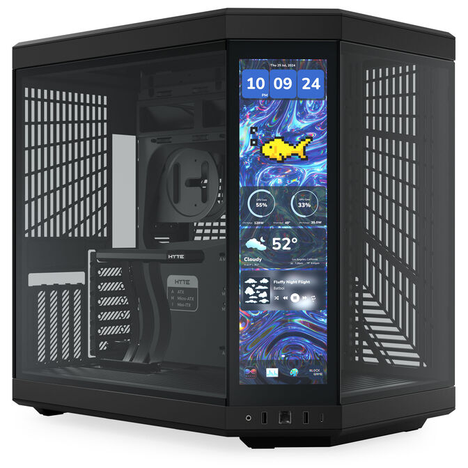 High-End Gaming-PC-Konfigurator, Hyte Y70, AMD AM5, Ryzen-Prozessor, RTX 5090 / 5080 GPU