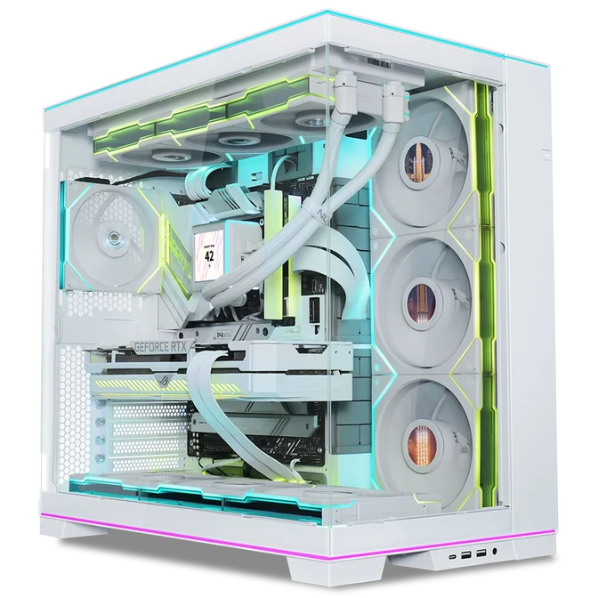 High-End Gaming-PC-Konfigurator, Lian Li O11 Dynamic EVO, AMD AM5, AMD Ryzen Prozessor, RTX 5080 / 5090 GPU, AiO Wasserkühlung – ATX, schwarz