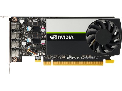 HP NVIDIA T1000 4GB 4mDP GFXw/2 mDPtoDPAdpt