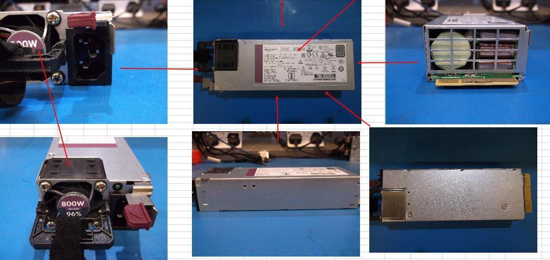 HPE 866793-001 Hot-Plug Stromversorgung 800 W Silber