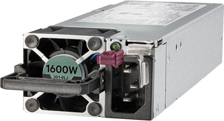 HPE Flex Slot Platinum 1600 W 80 PLUS Platinum Hot-Plug Netzteil Schwarz, Silber